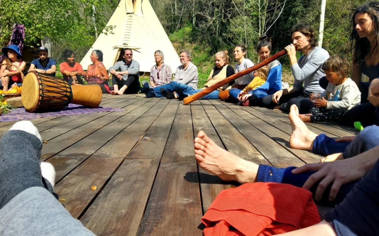 Albergue Del Oso Tierraluz Arbucies Luaran gambar